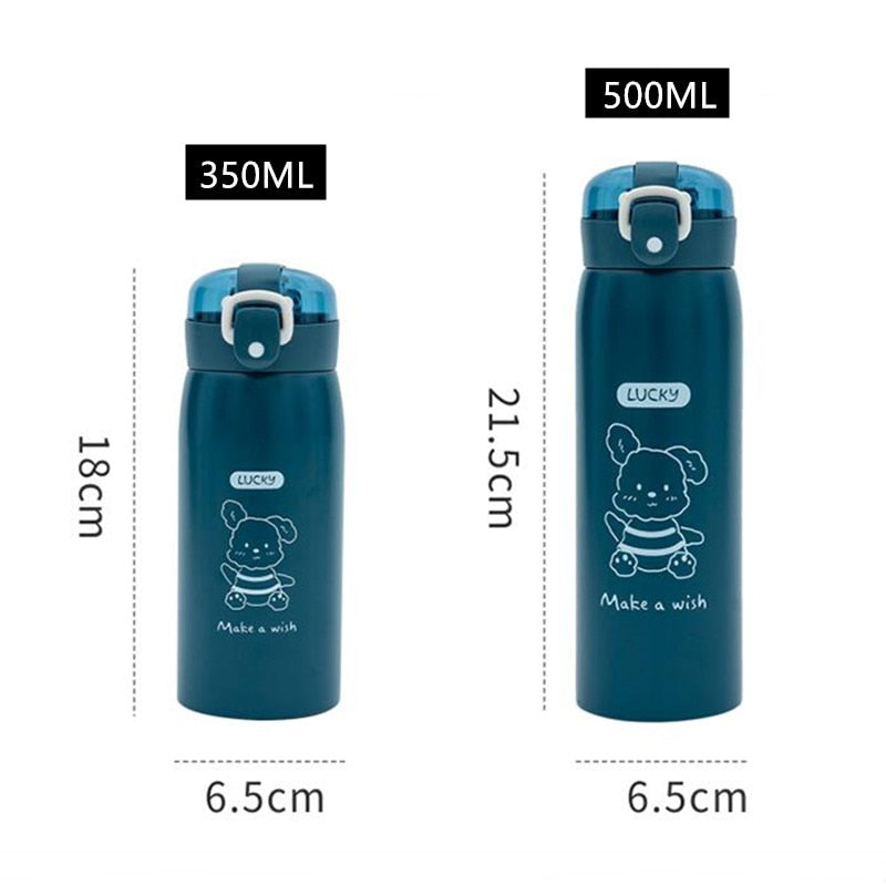 Thermosflasche - Trinkflasche für Kinder 0.35 - 0.5 Liter